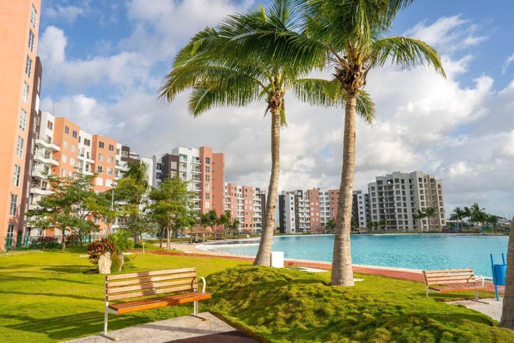 Departamento Con Laguna Artificial Cancún Exterior foto